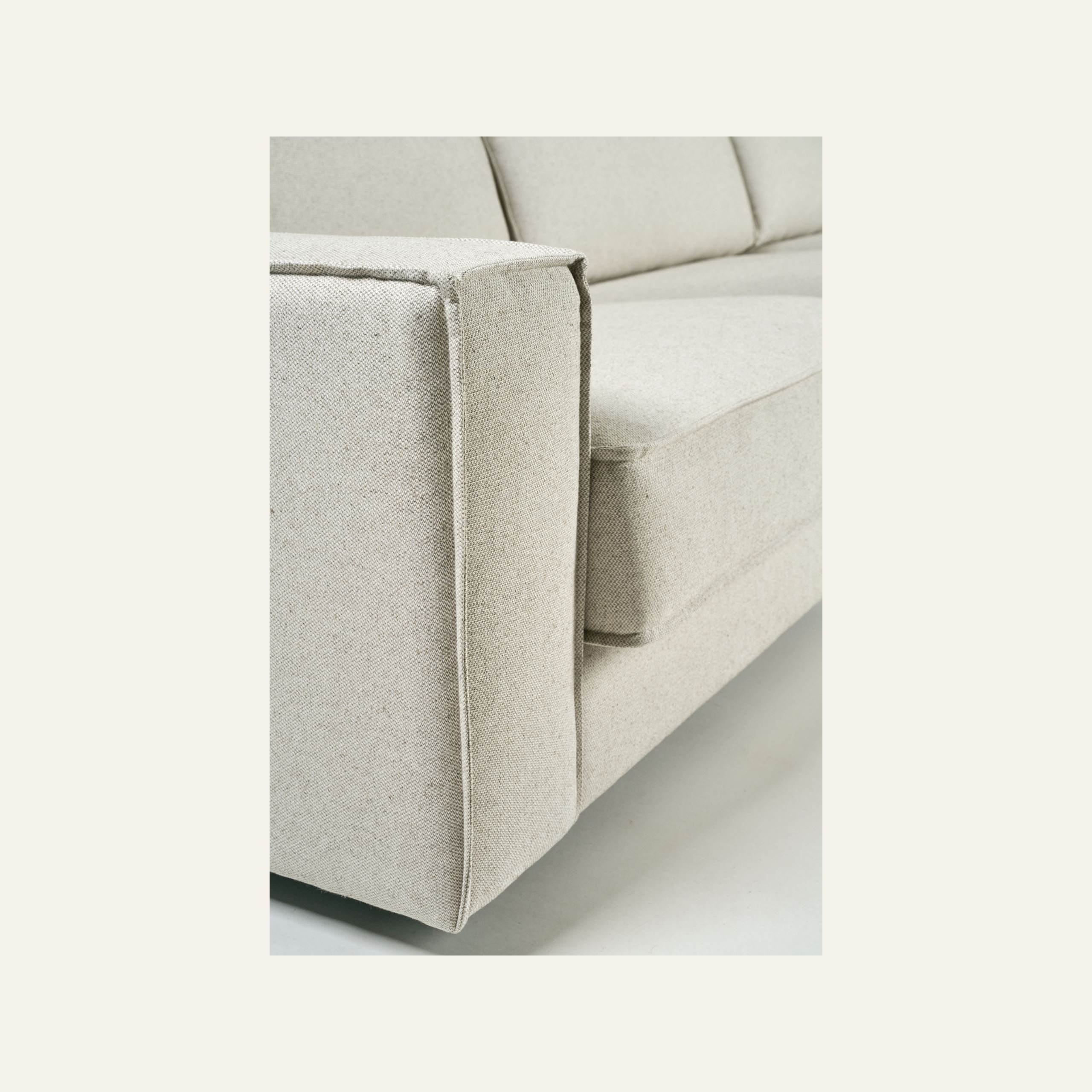 3-sitssoffa med schäslong vänster natur - 2