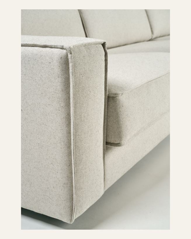 Soffa schäslong vänster natur - 315x156x79 cm natur - 1