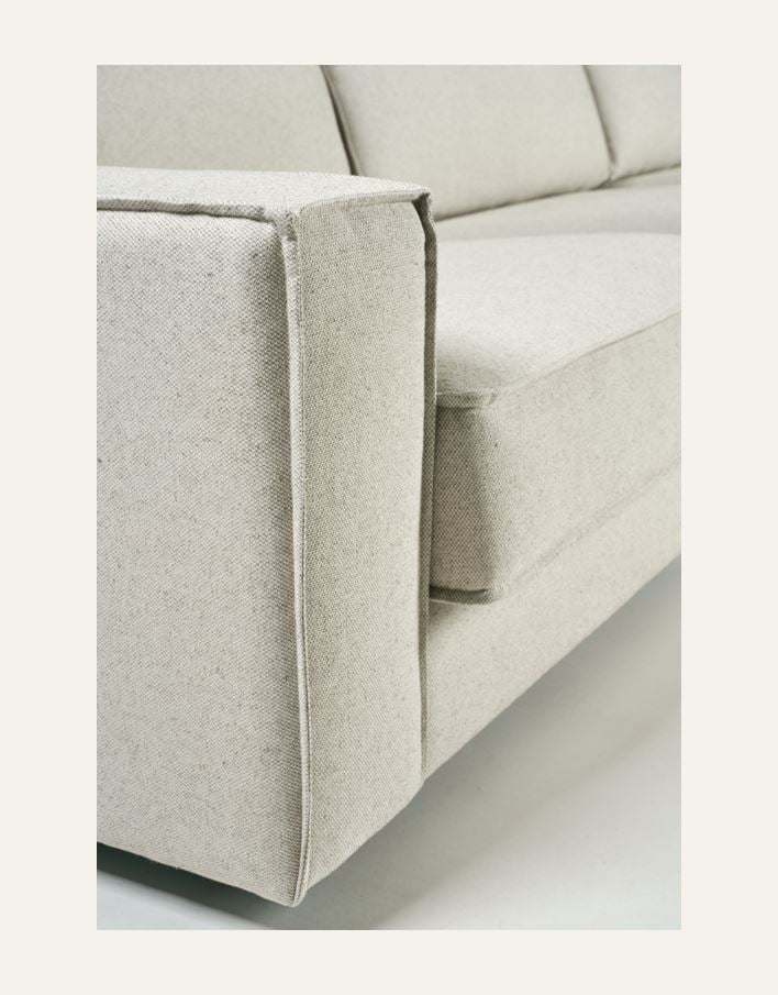 Soffa schäslong vänster natur - 2