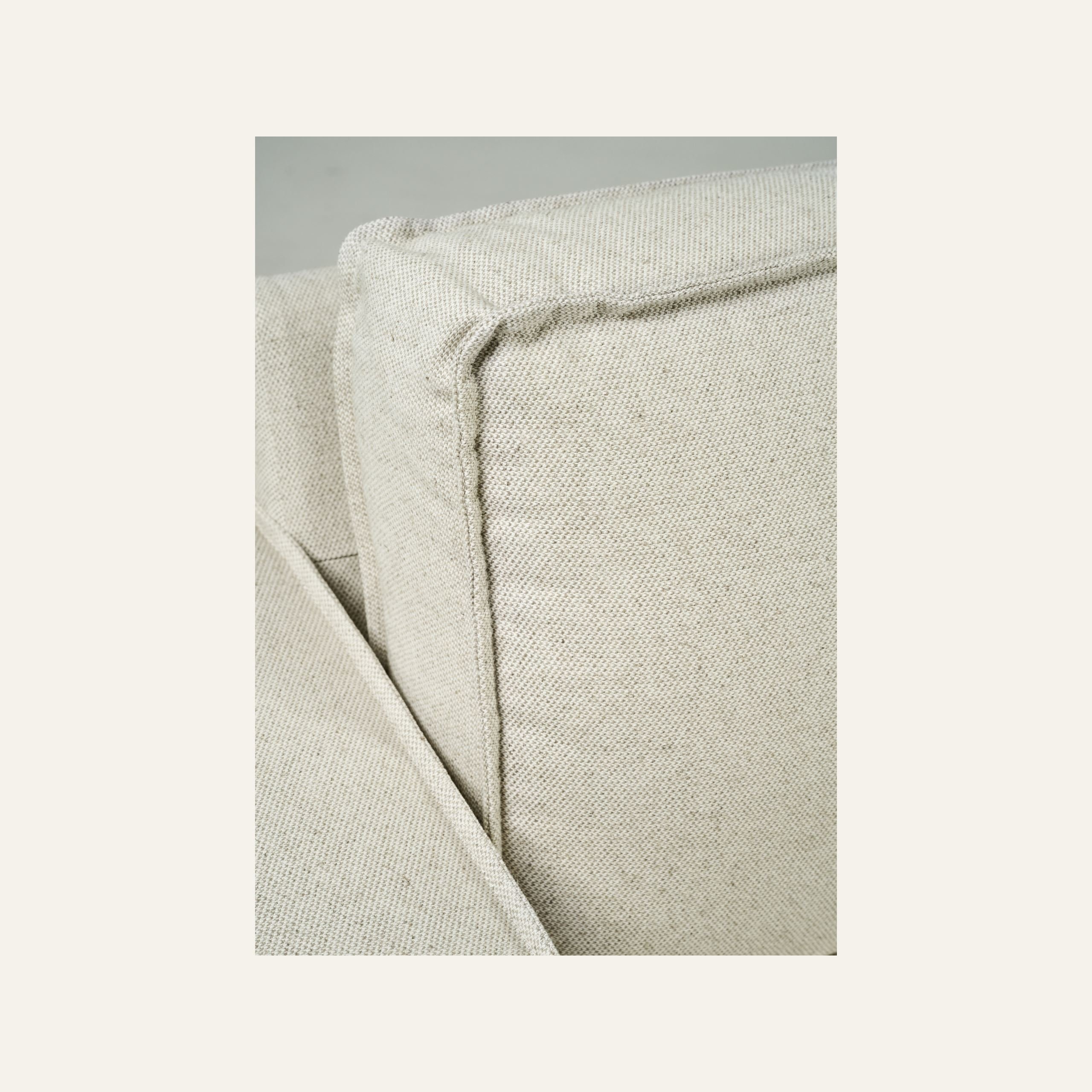 3-sitssoffa med schäslong vänster natur - 3