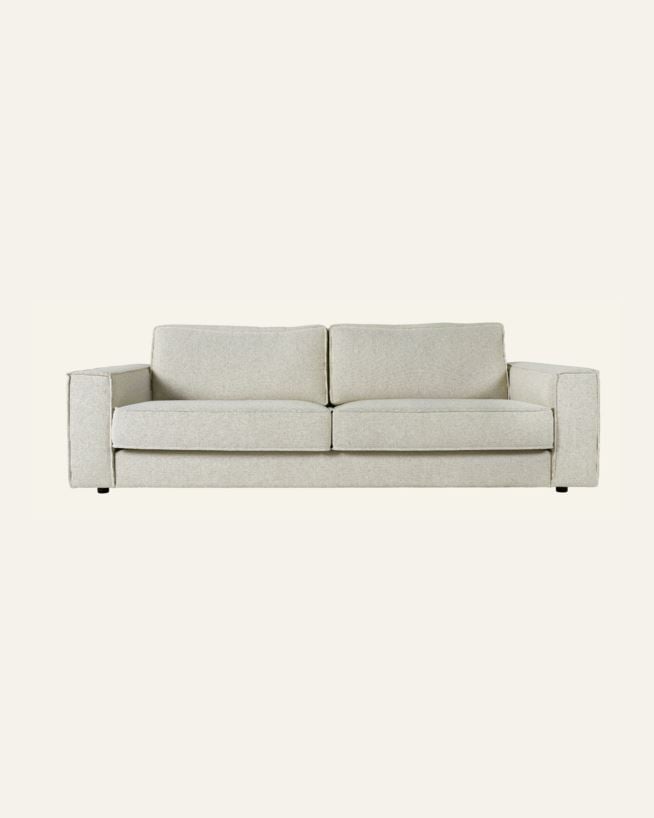 3-sits soffa natur - 222x95x79 cm natur - 1