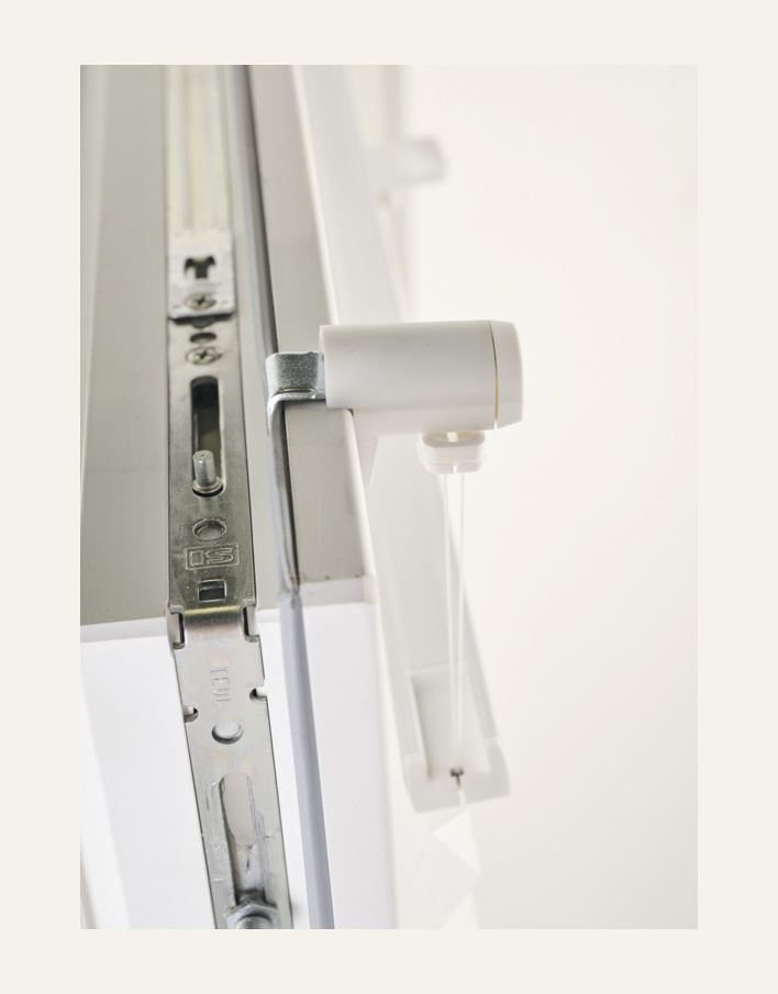 Basic upp&ned plisségardin 25mm multi - 4