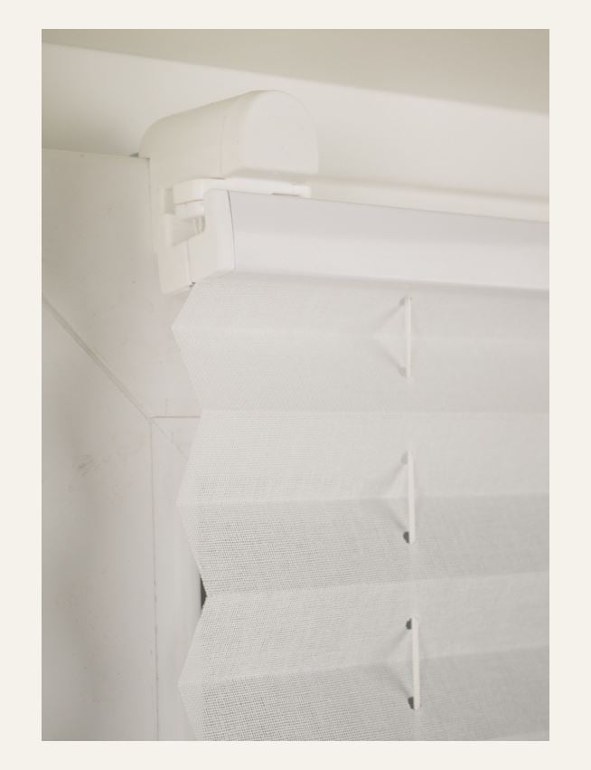 Premium upp&ned enkel plisségardin 25mm multi - 2