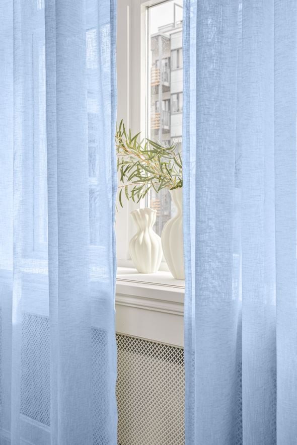 Gardin ljusblå - 3