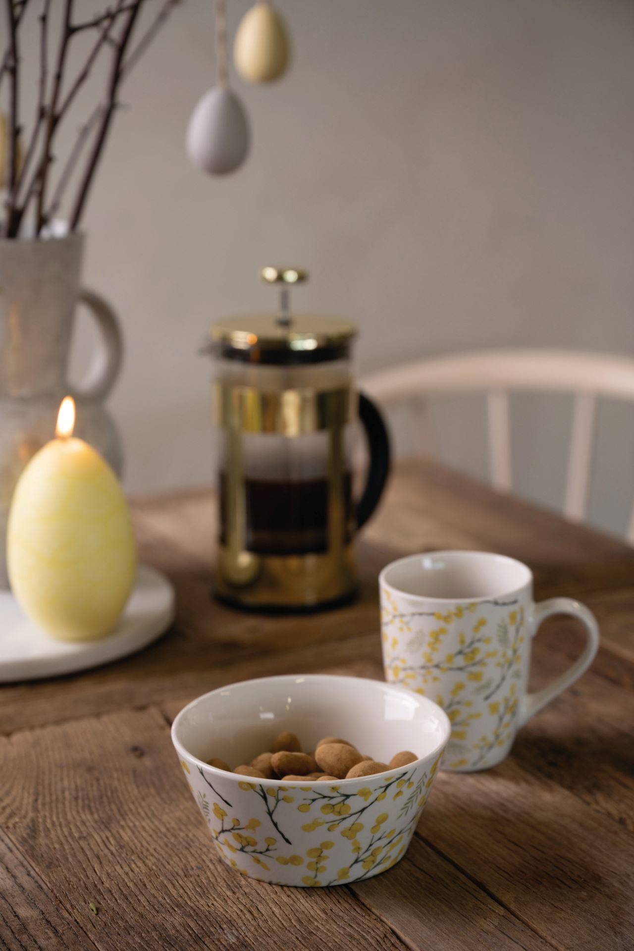 Prydnadsljus ljusgul - 3