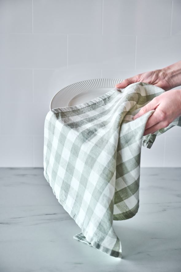 Kökshandduk grön - 2