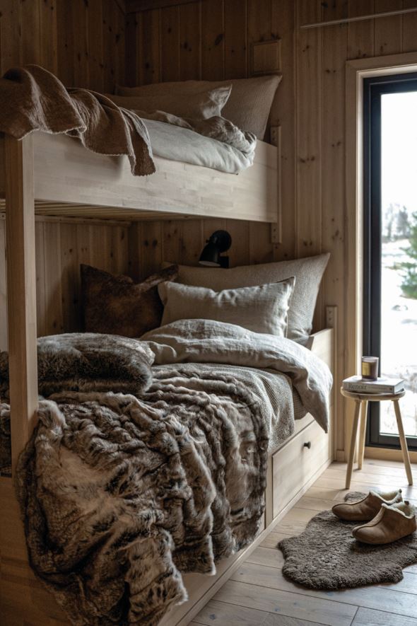 Pläd i pälsimitation grå - 3