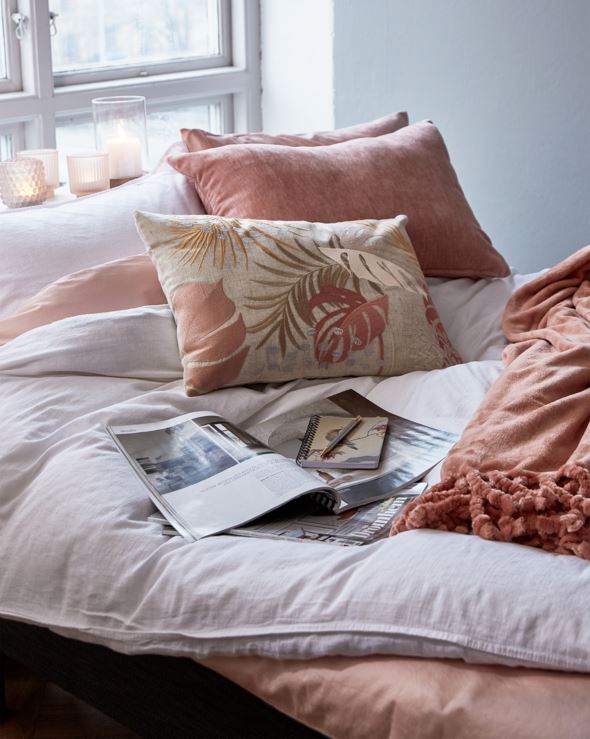 Påslakanset i linne & bomull vit - 3