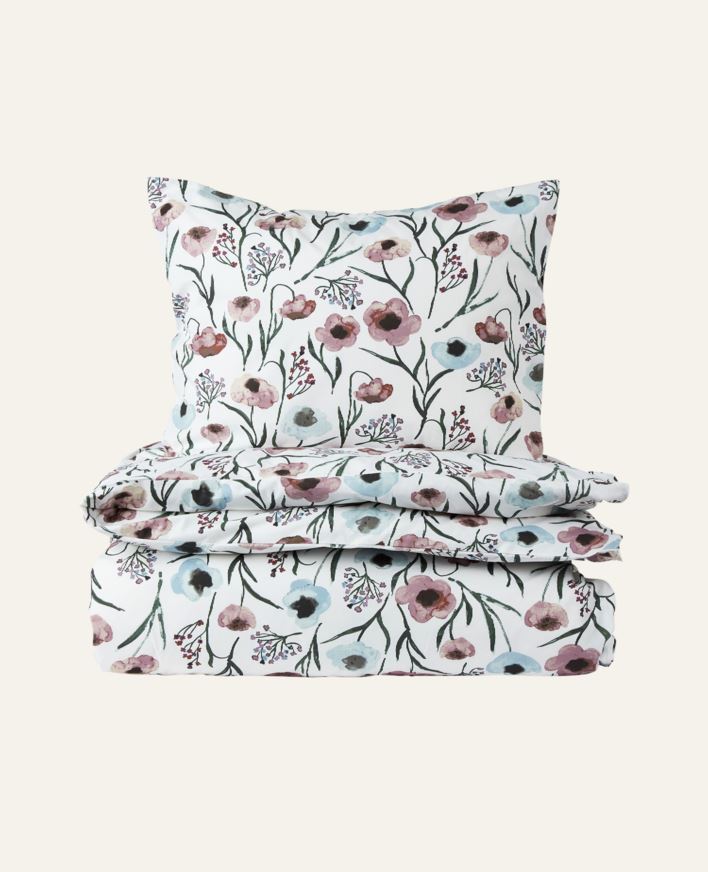 Påslakanset i percale multi - 150x210 cm multi - 1