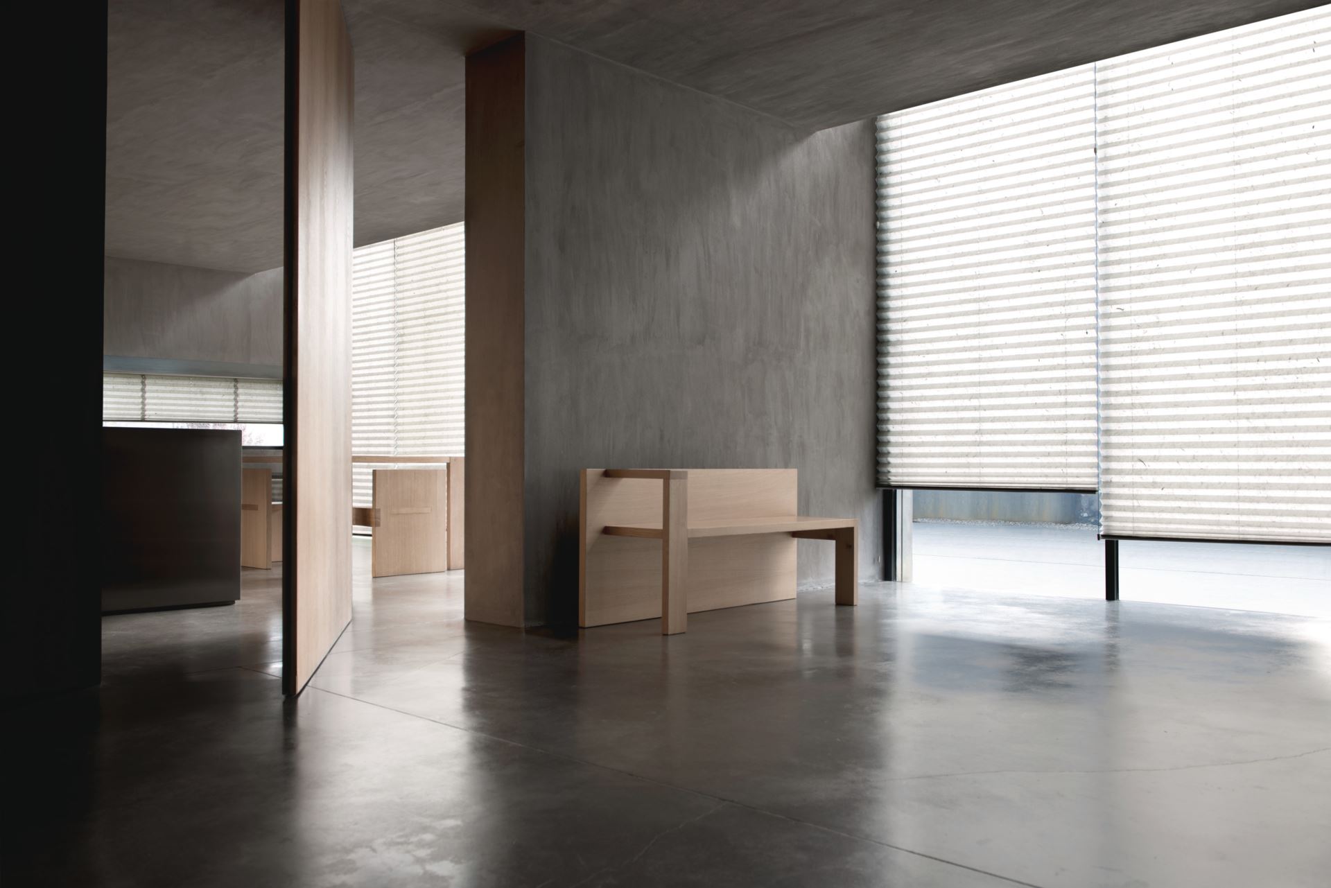 Premium enkel plisségardin med snöre 25mm multi - 2