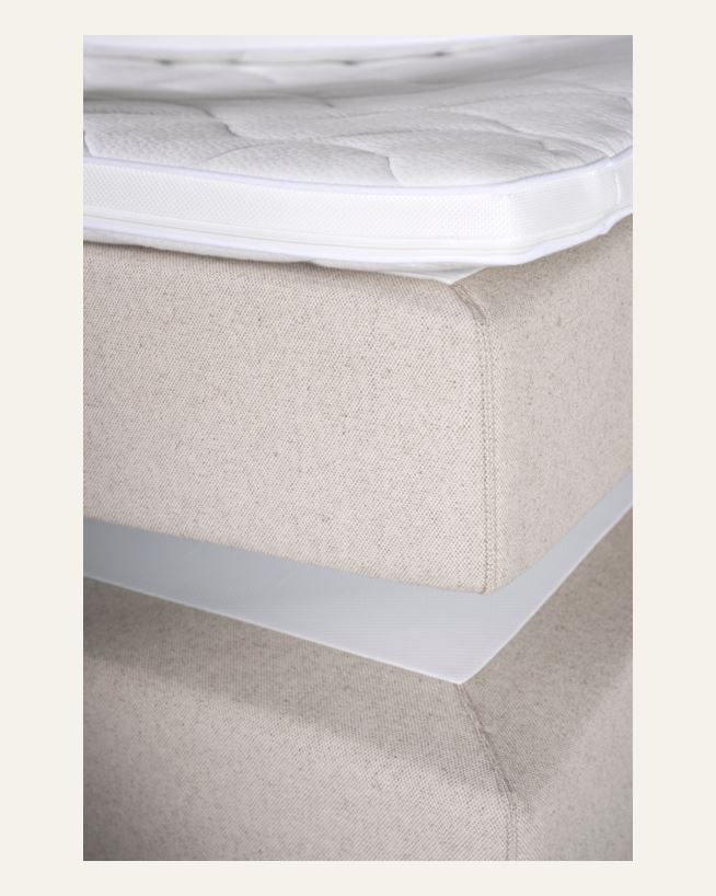 Kontinentalsäng medium natur - 160x200cm natur - 1