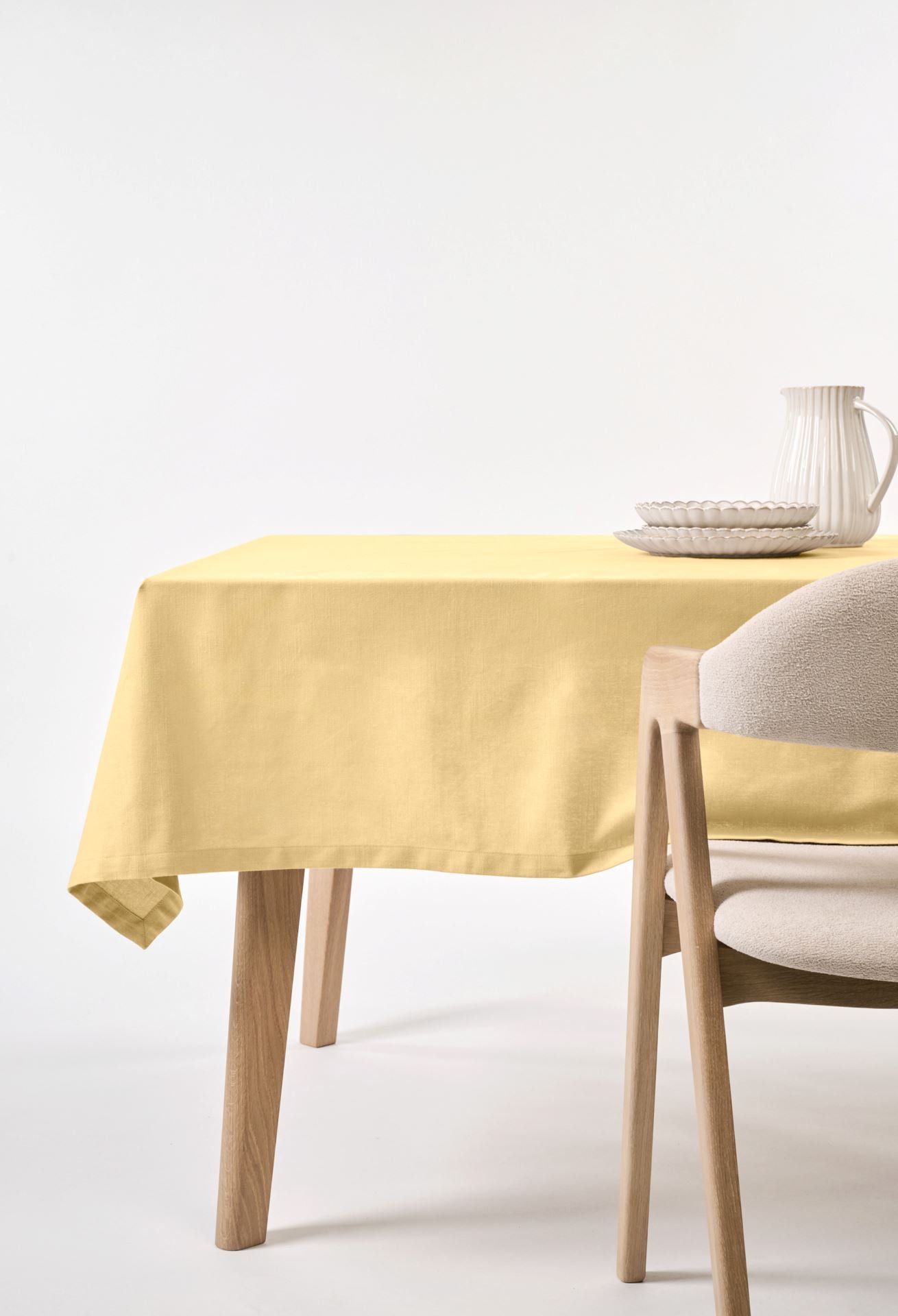 Duk  ljusgul - 140x250 cm ljusgul - 1