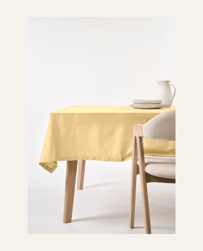 Duk ljusgul - 140x140 cm ljusgul - 1
