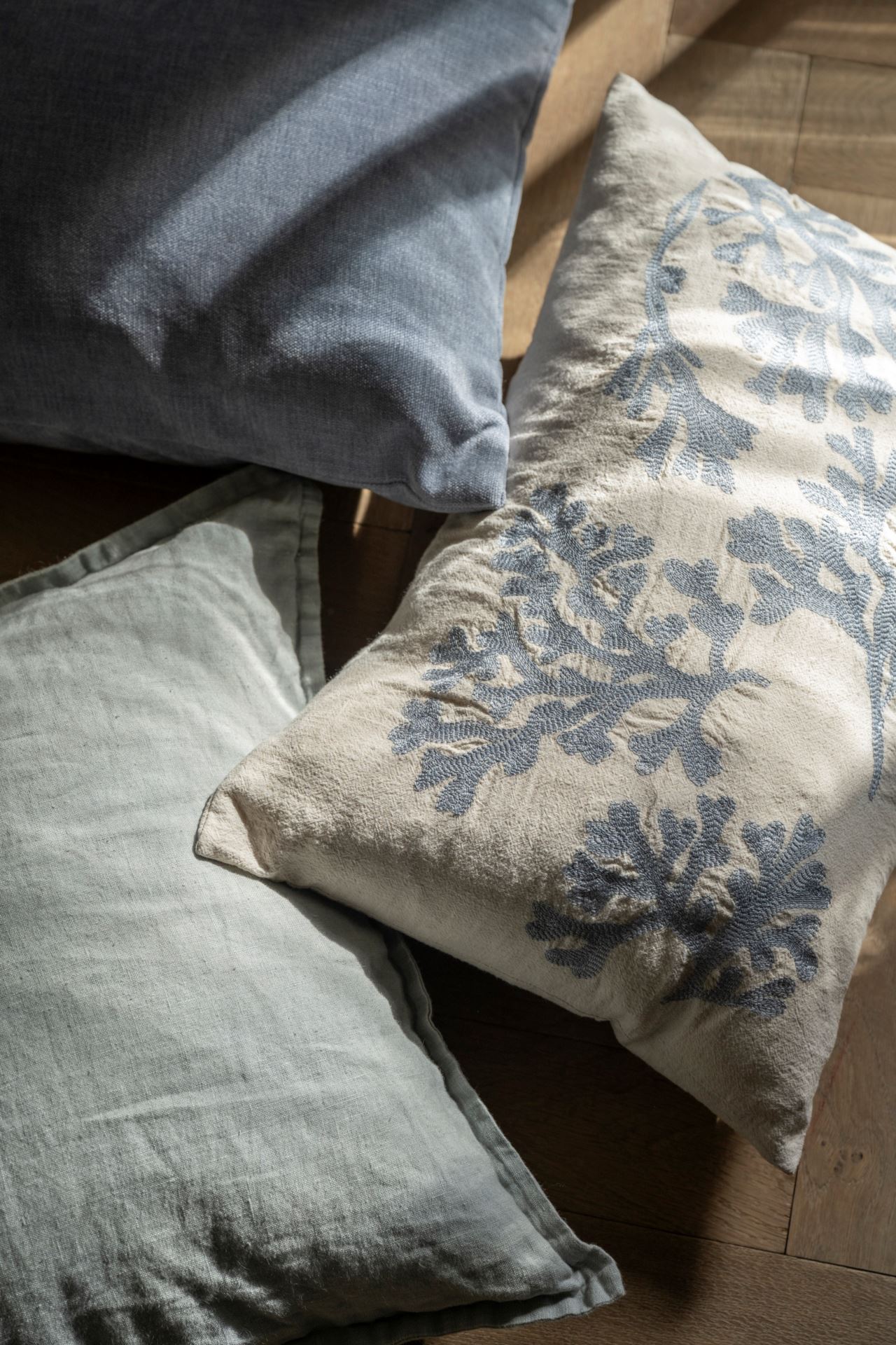 Kuddfodral gråblå - 2