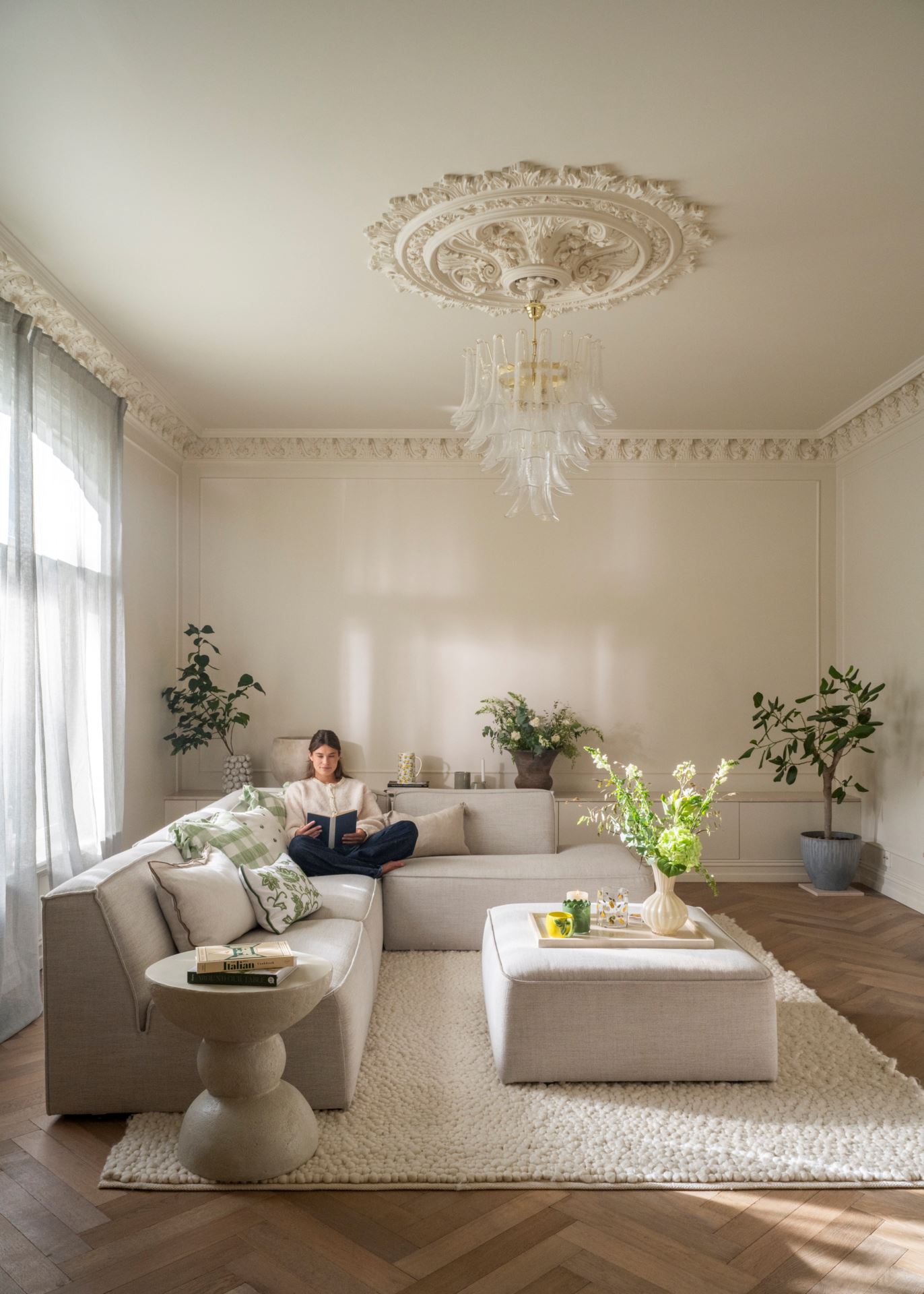 Modulsoffa puff natur - 8