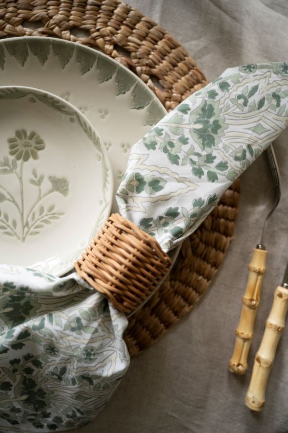 2-pack tygservetter grön - 2