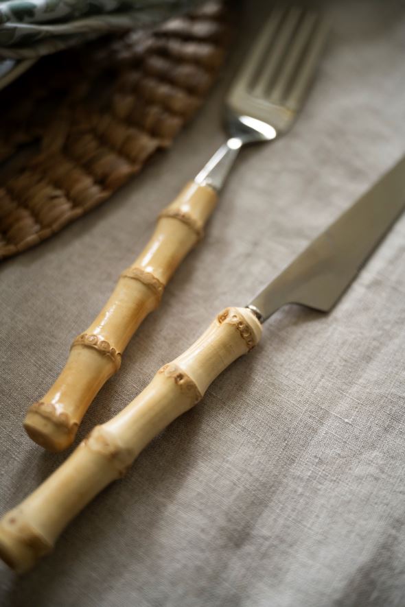 Bestick i 3 delar natur - 4