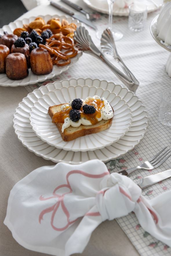 Frukosttallrik vit - 5