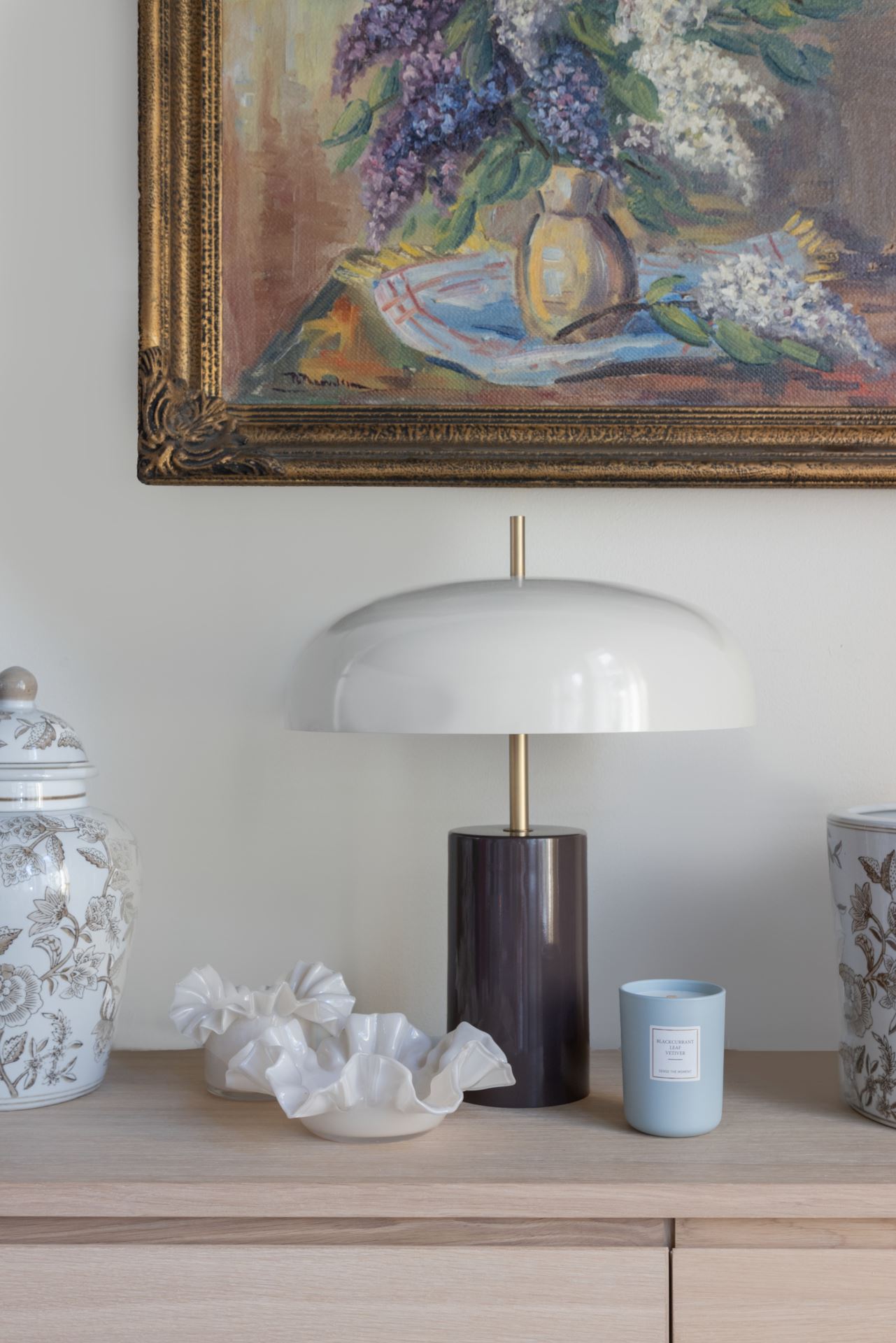 Bordslampa multi/beige - 38x38x48 cm multi/beige - 1