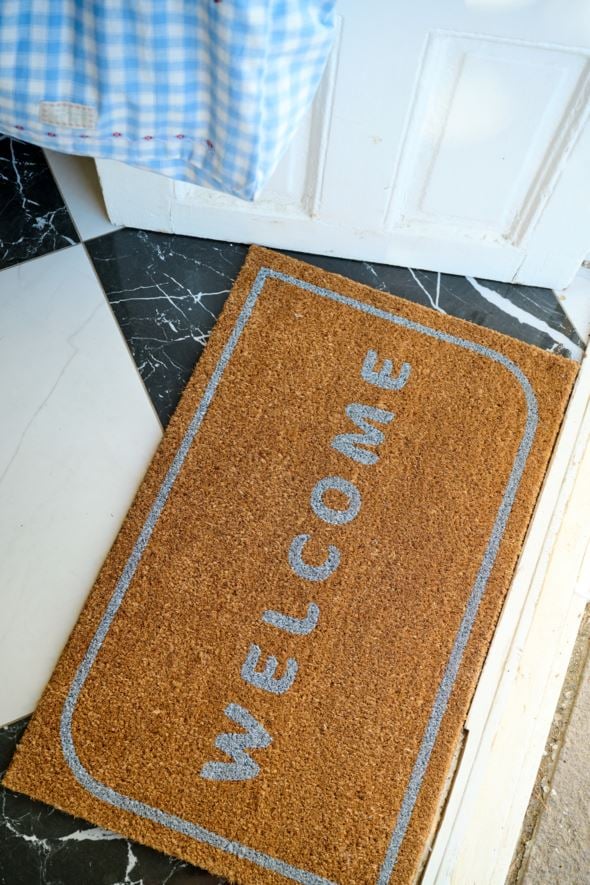 Dörrmatta ljusblå - 2