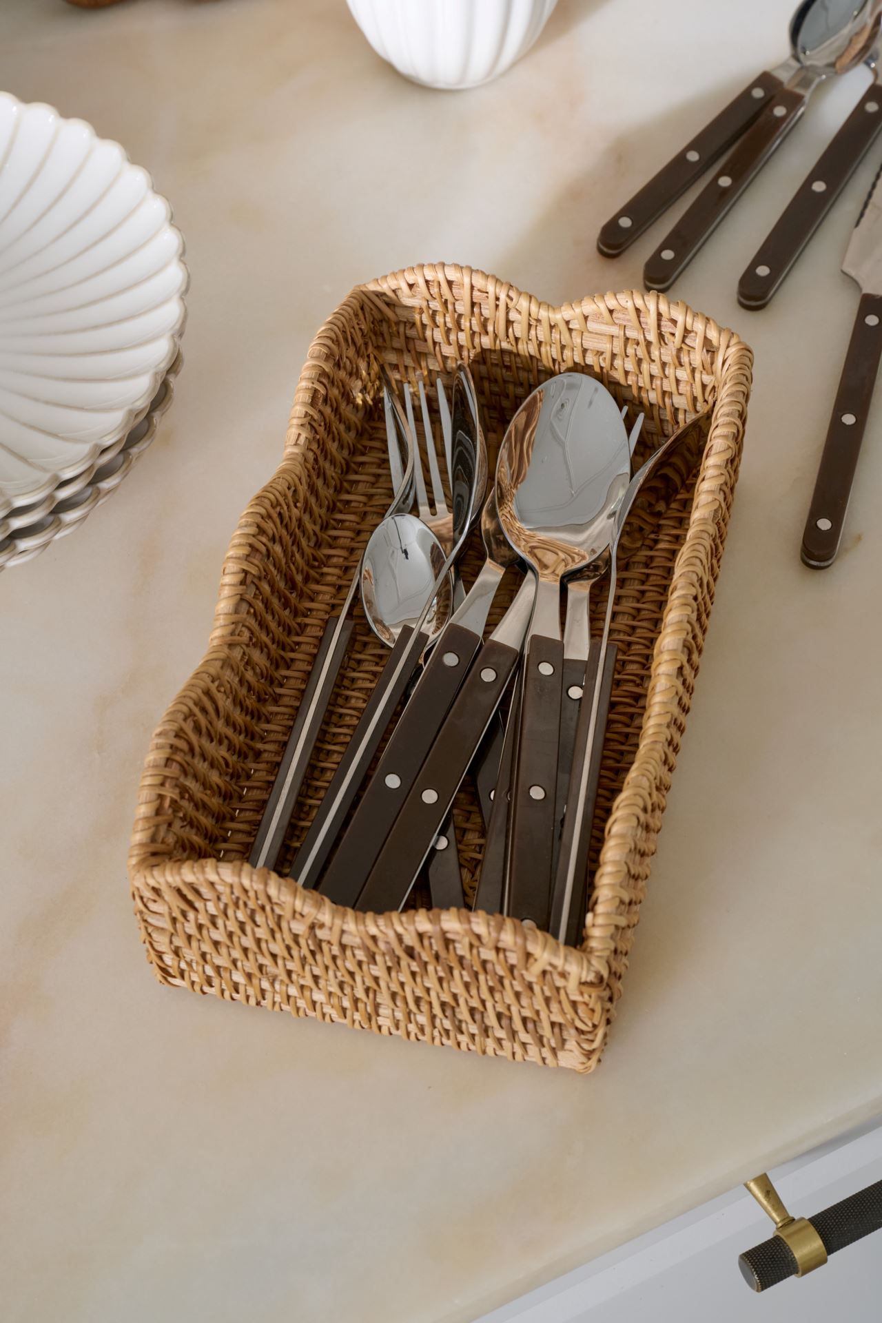 Servettkorg natur - 4