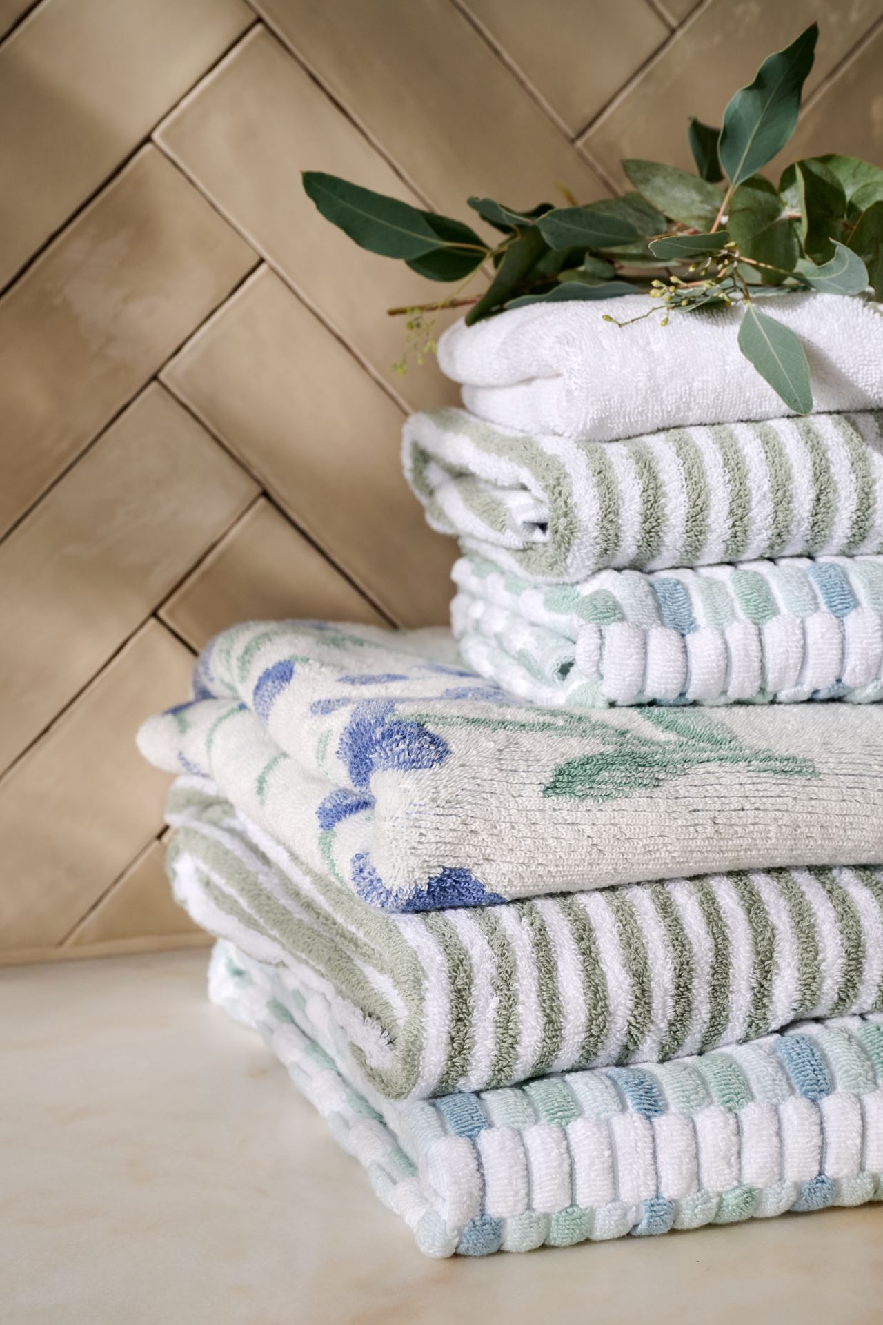 Handduk  multi/blå - 3