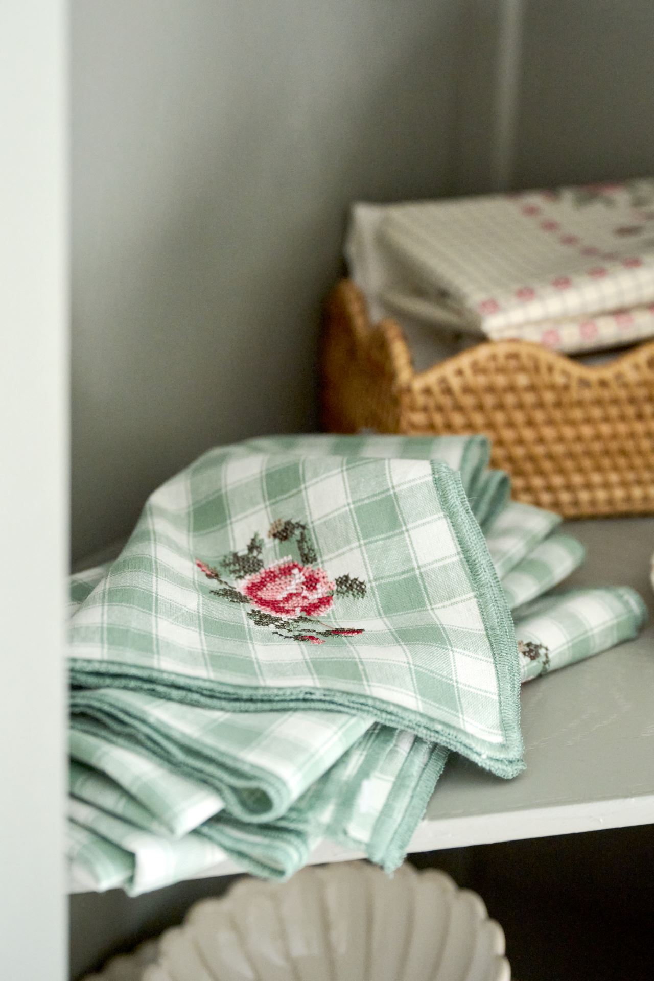 Tygservett grön - 3