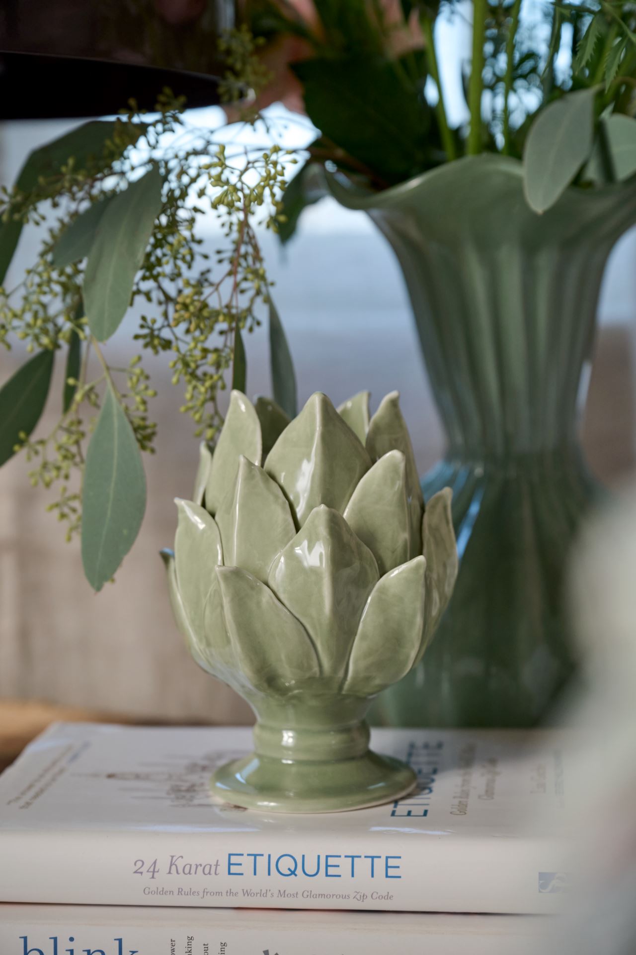 Värmeljushållare grön - 2