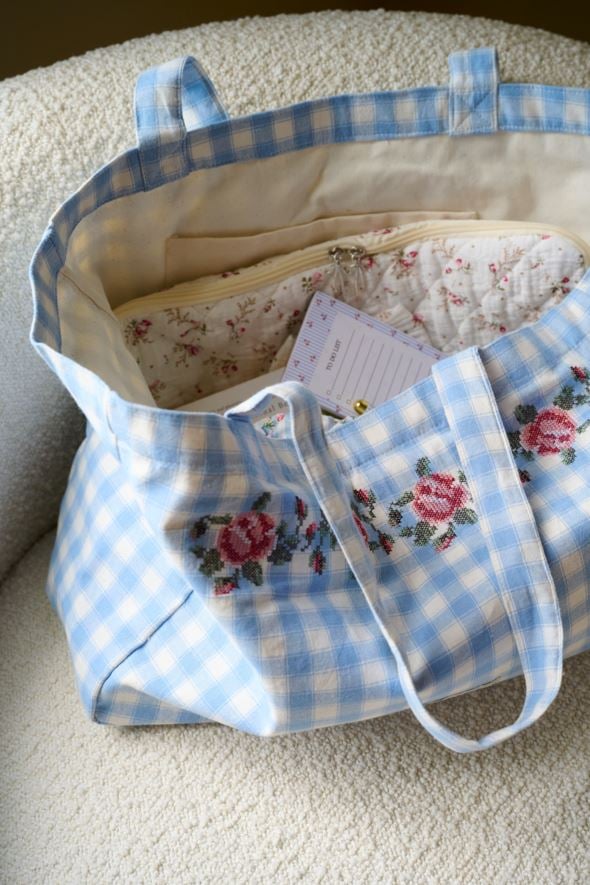 Totebag ljusblå - 2