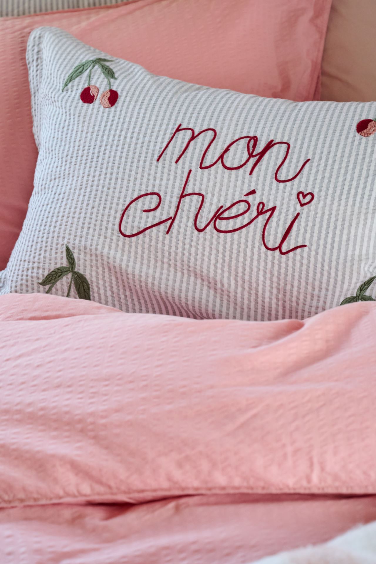 Örngott i bomull blå - 4