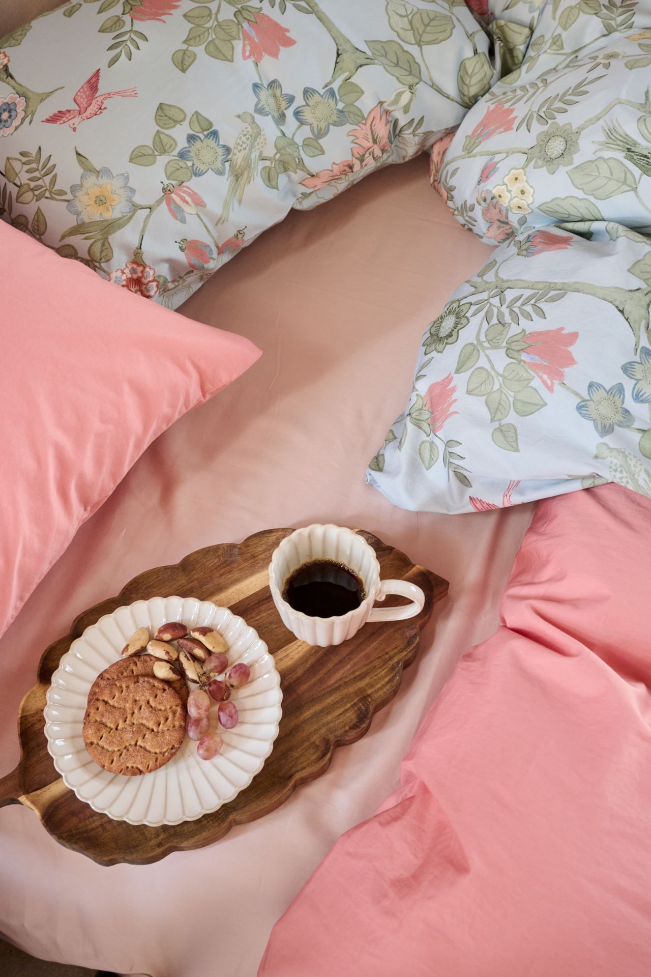 Påslakanset i satin ökenrosa - 2