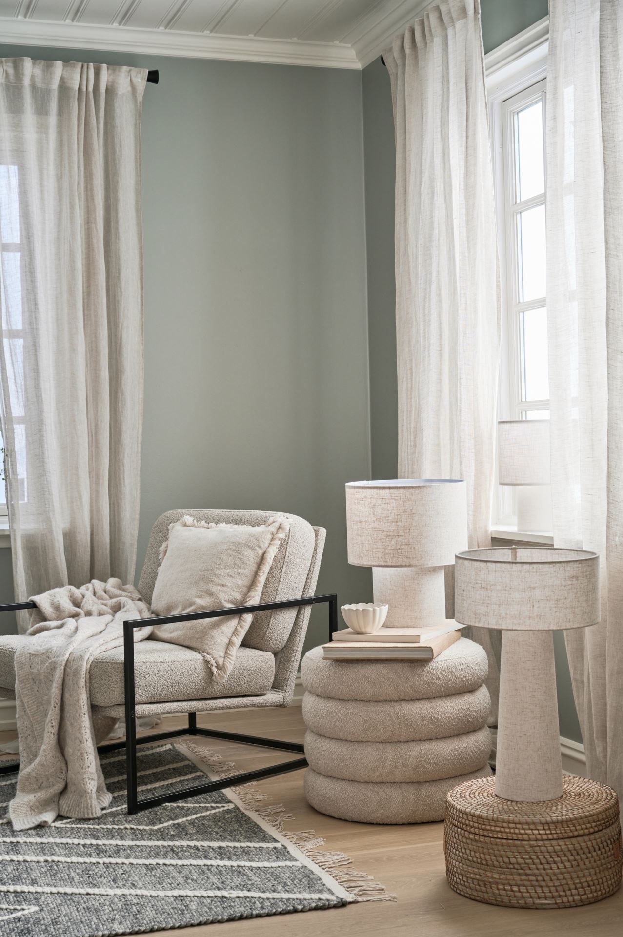 Bordslampa beige - 4