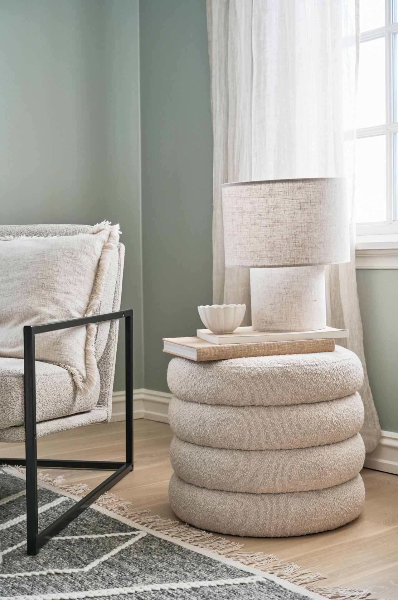 Bordslampa beige - 2