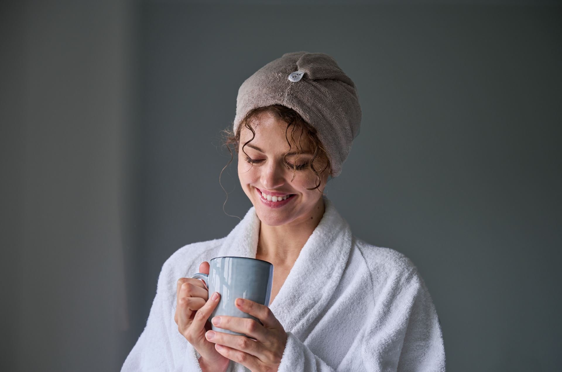 Hårhandduk beige - 7