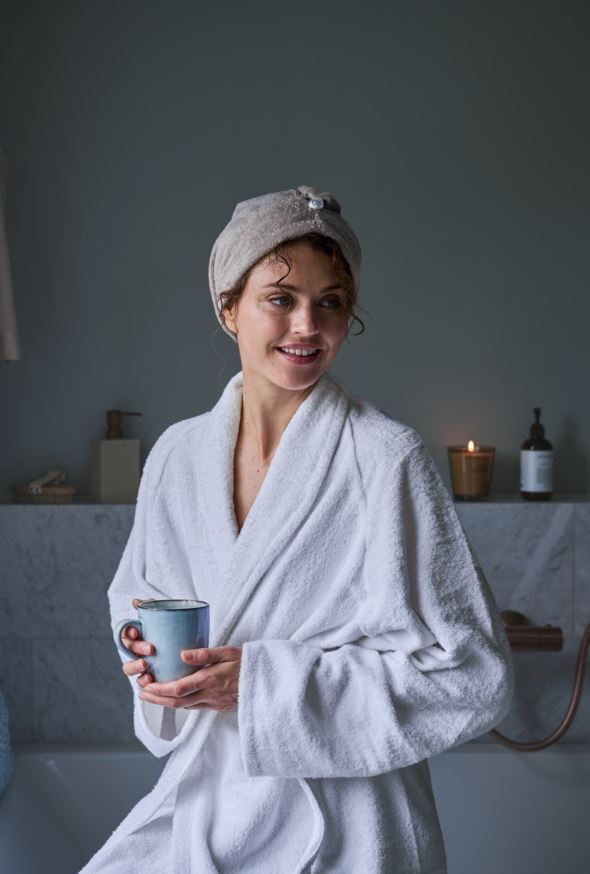 Hårhandduk beige - 12