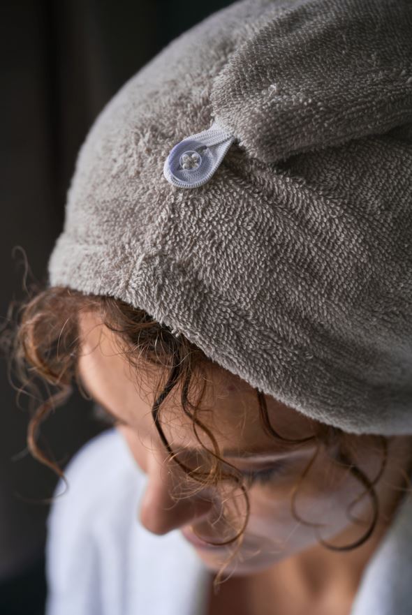 Hårhandduk beige - 13