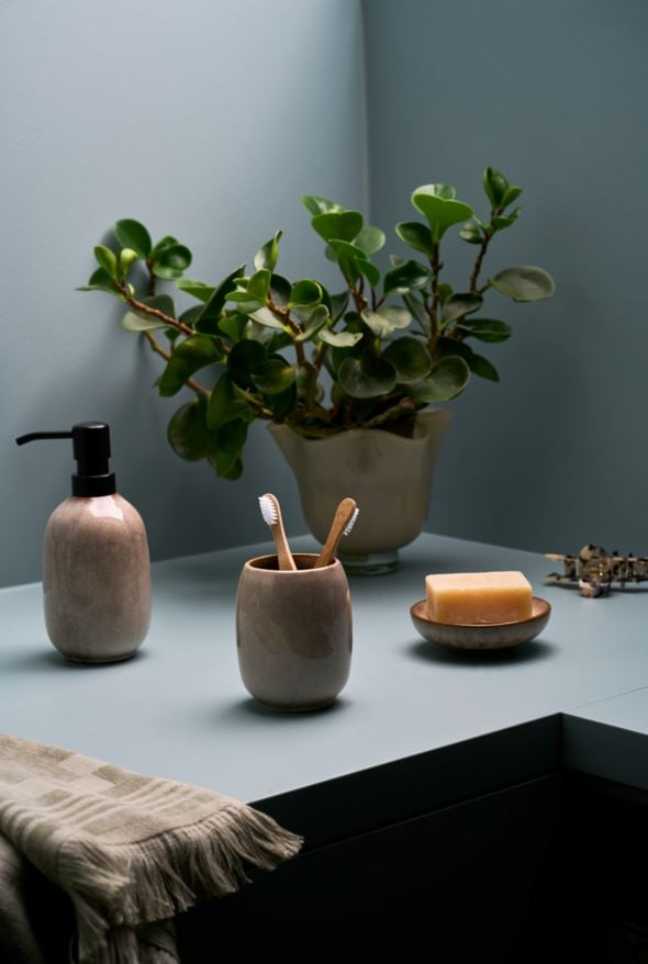 Tandborsthållare beige - 2