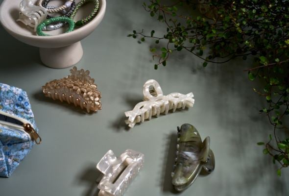 Hårklämma grön - 3