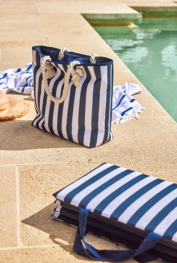 Strandmadrass blå - 2