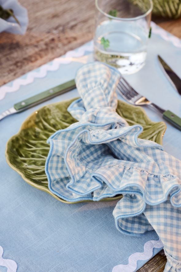 2-pack tygservett ljusblå - 45x45 cm ljusblå - 1