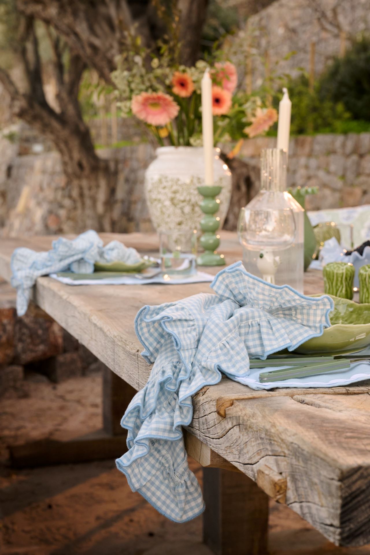 2-pack tygservett ljusblå - 3