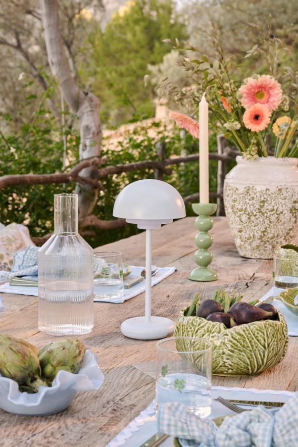 Batteridriven lampa vit - 6