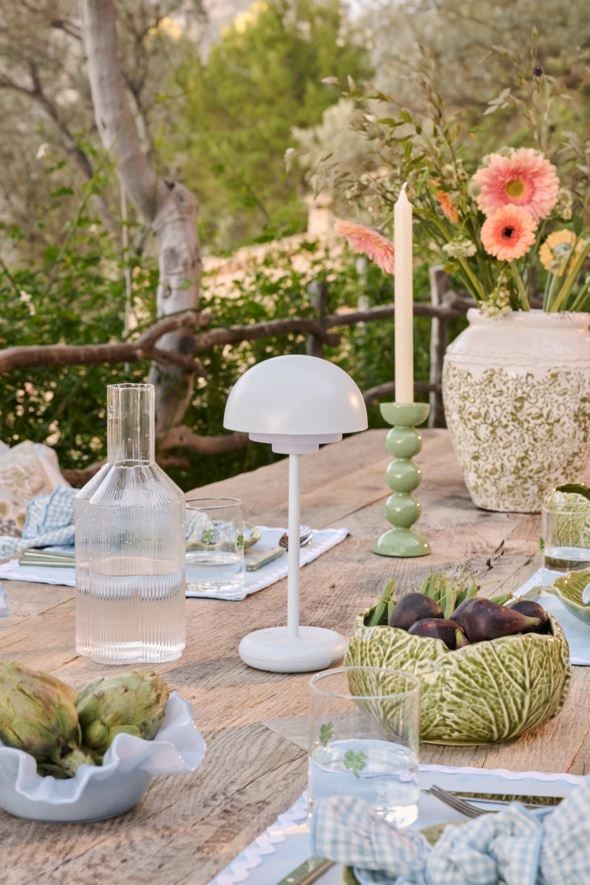 Batteridriven lampa vit - 6