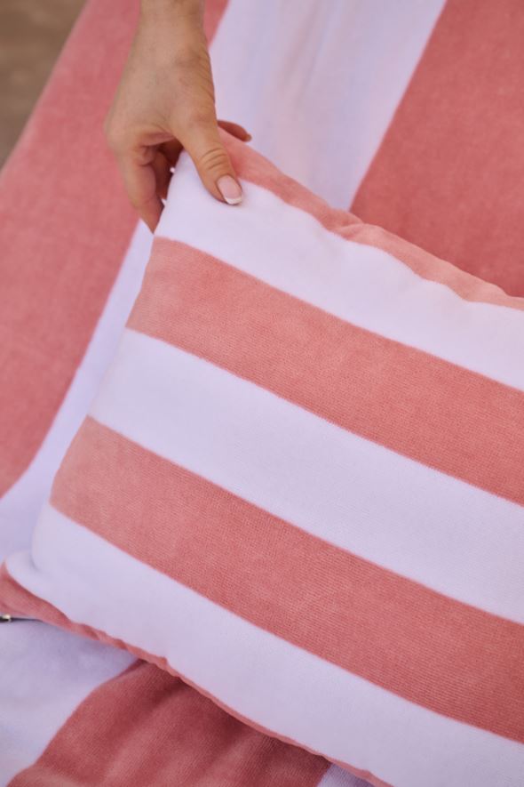 Strandkudde rosa - 3