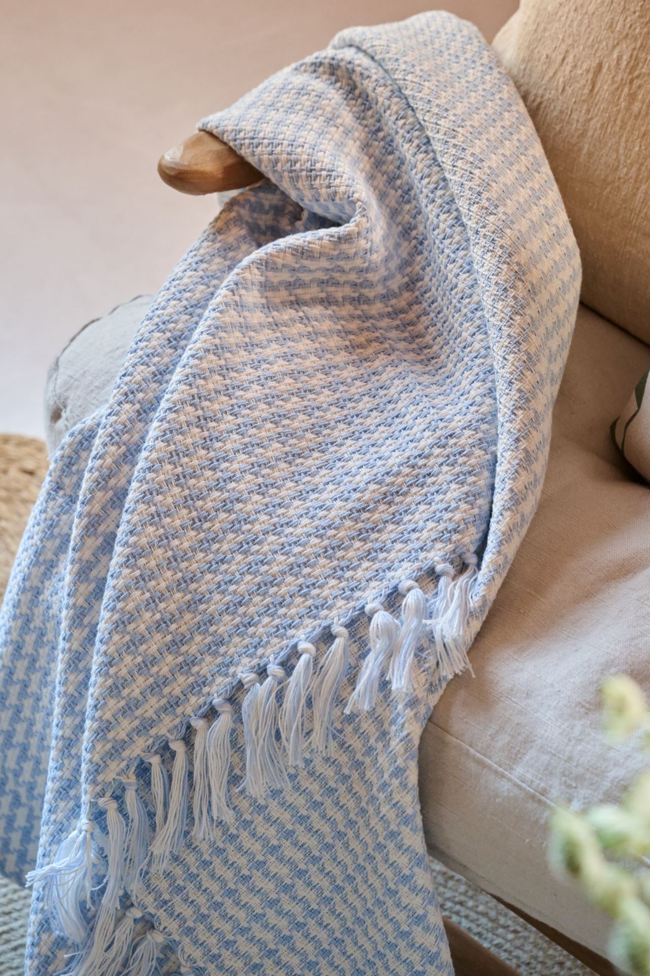 Pläd multi/blå - 2