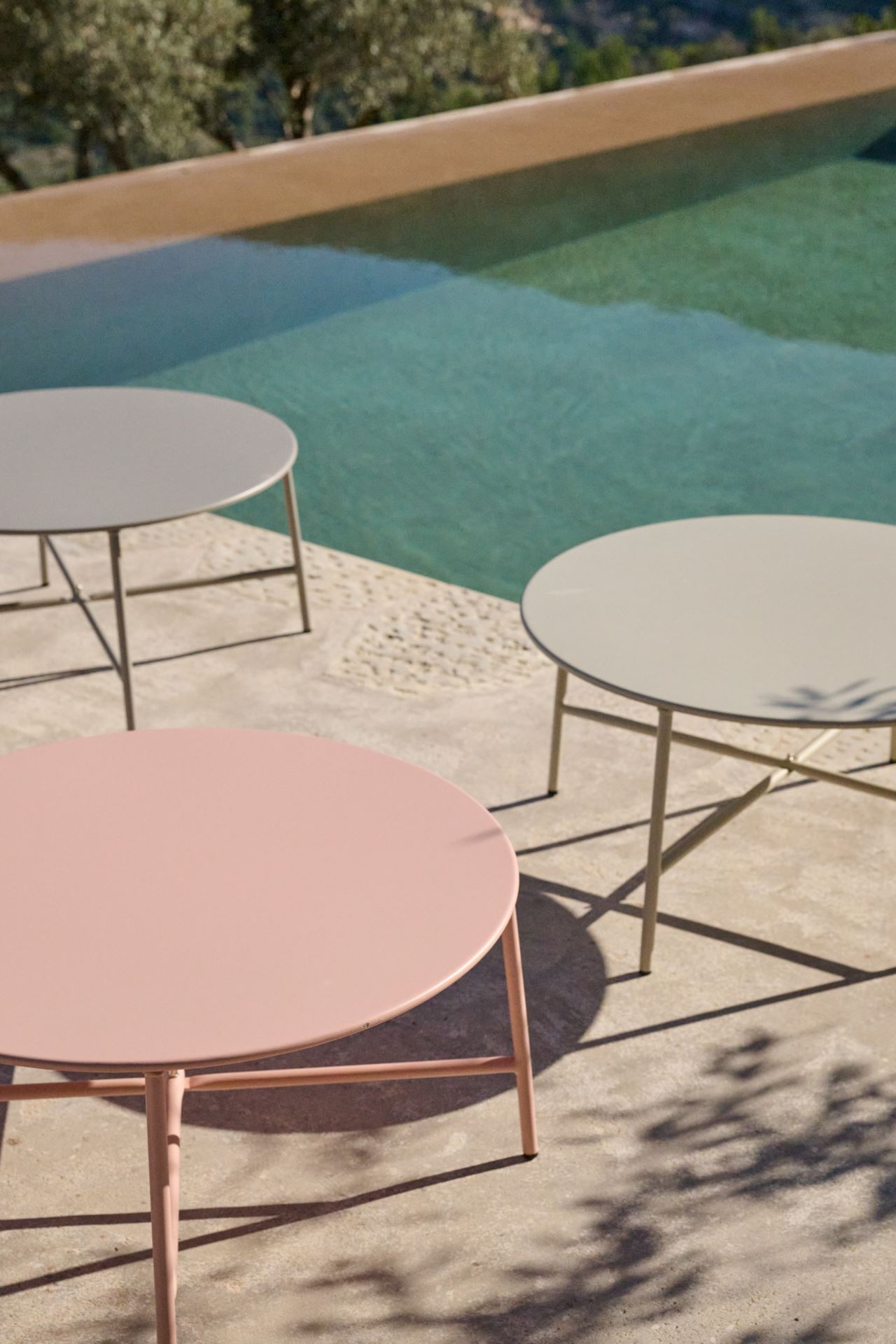 Trädgårdsbord puderrosa - 2