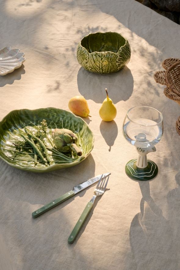 Bestick i 3 delar ljusgrön - 2