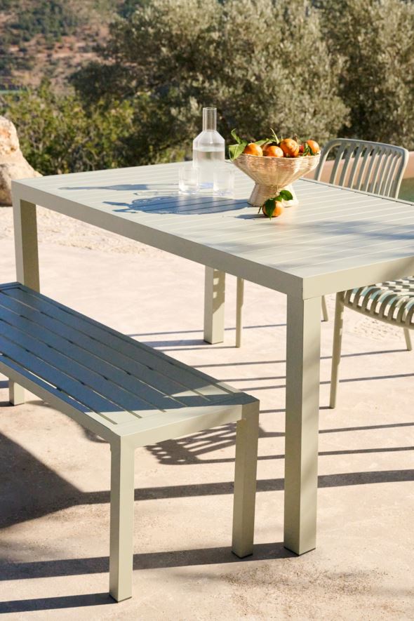 Trädgårdsbord grågön - 5