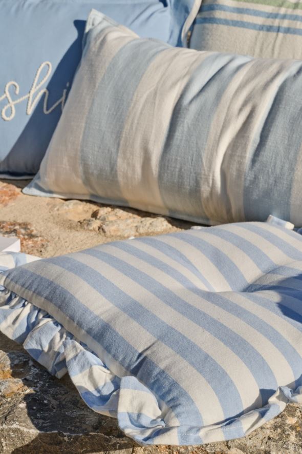 Prydnadskudde himmelsblå - 2