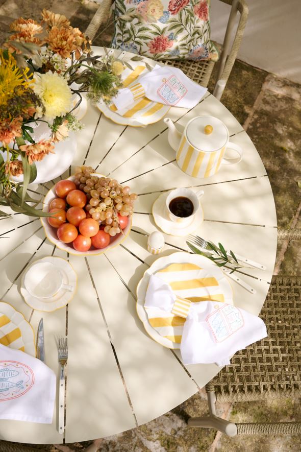 Trädgårdsbord offwhite - 5